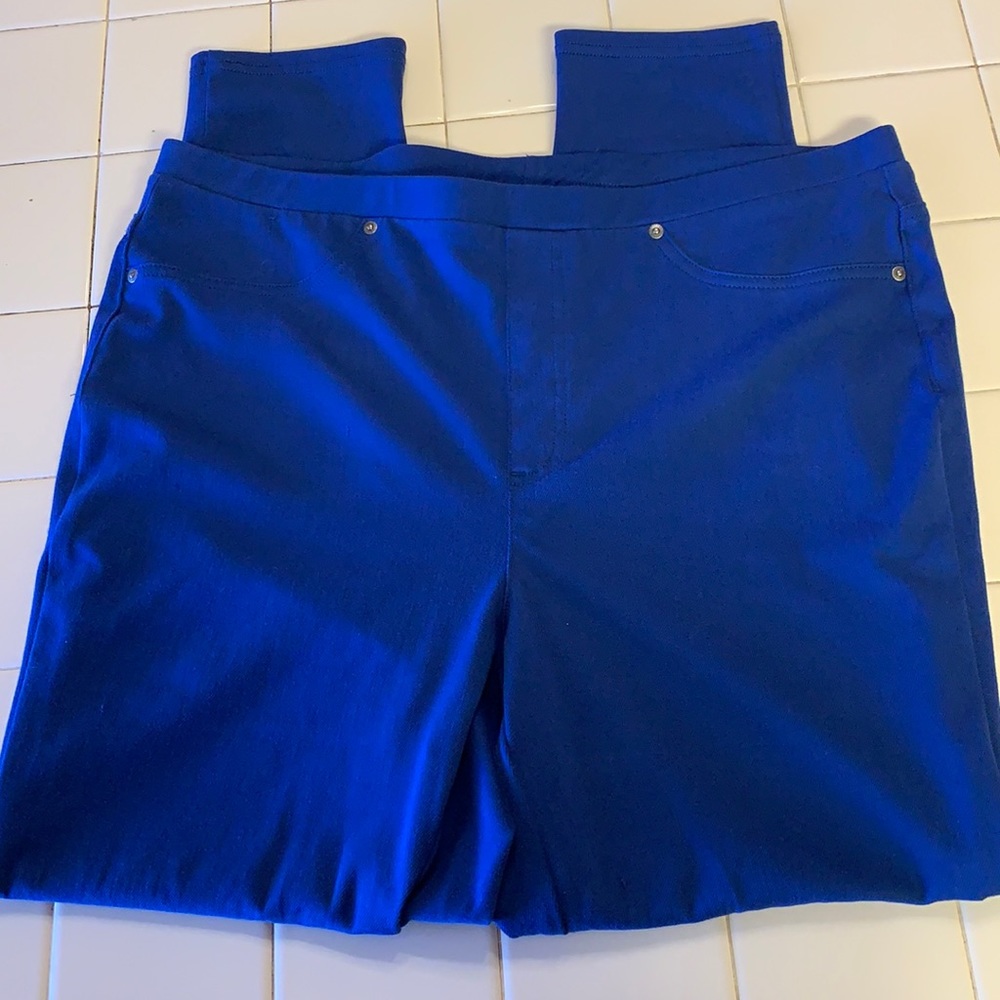 Style & Co. 2X Royal Blue stretch pants